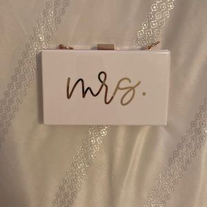 Mrs. purse or storage box. Wedding
